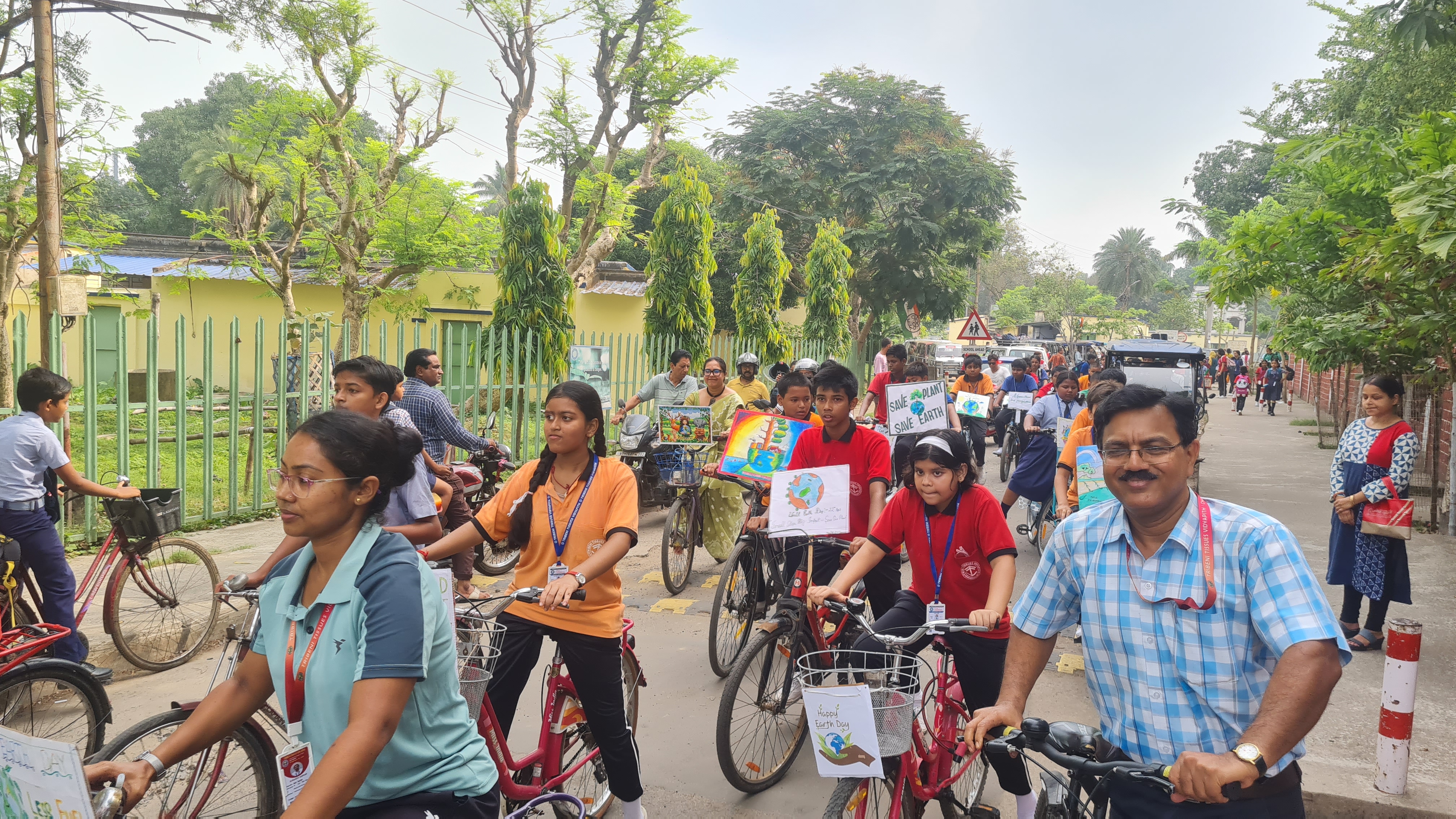 Bicycle Rally and Peace Initiatives Mark Earth Day at TTV